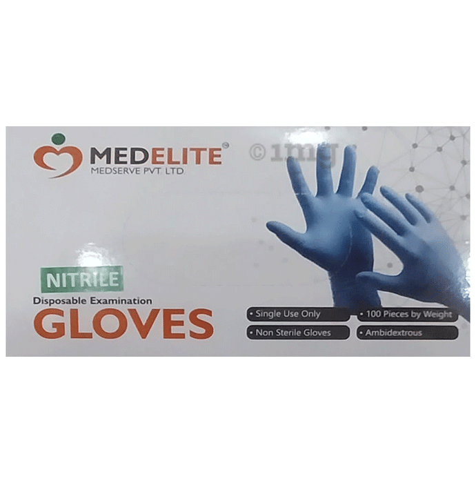 Medelite Nitrile Disposable Examination Glove