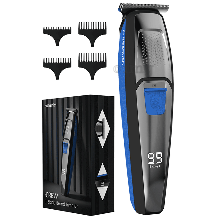 Caresmith Crew T-Blade Rechargeable Beard Trimmer for Men