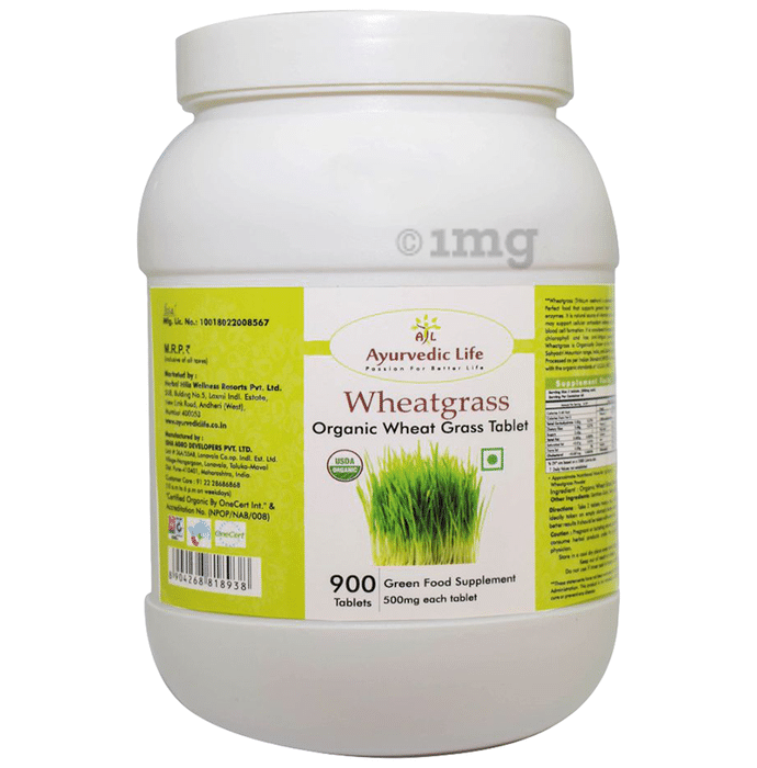 Ayurvedic Life Wheatgrass 500mg Tablet