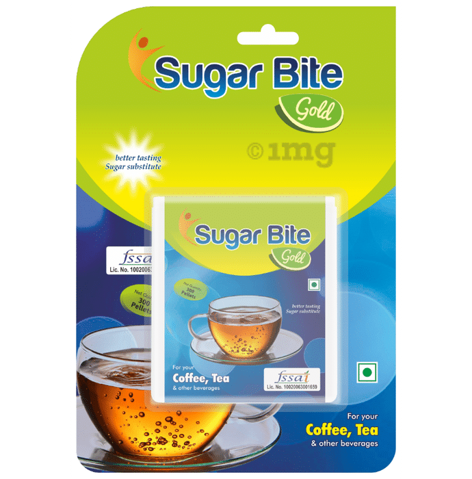 Sugar Bite Gold Low Calorie Sweetener Pellets