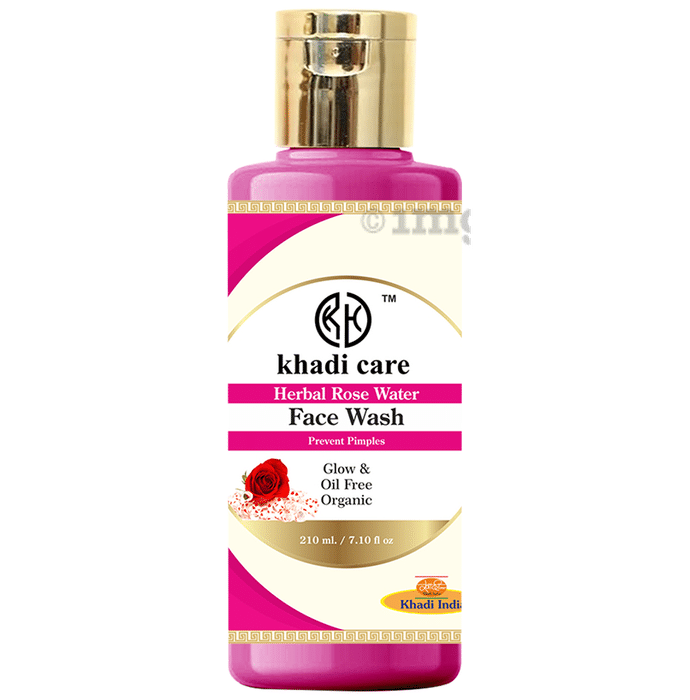 Khadi Care Herbal Rose Water Face Wash