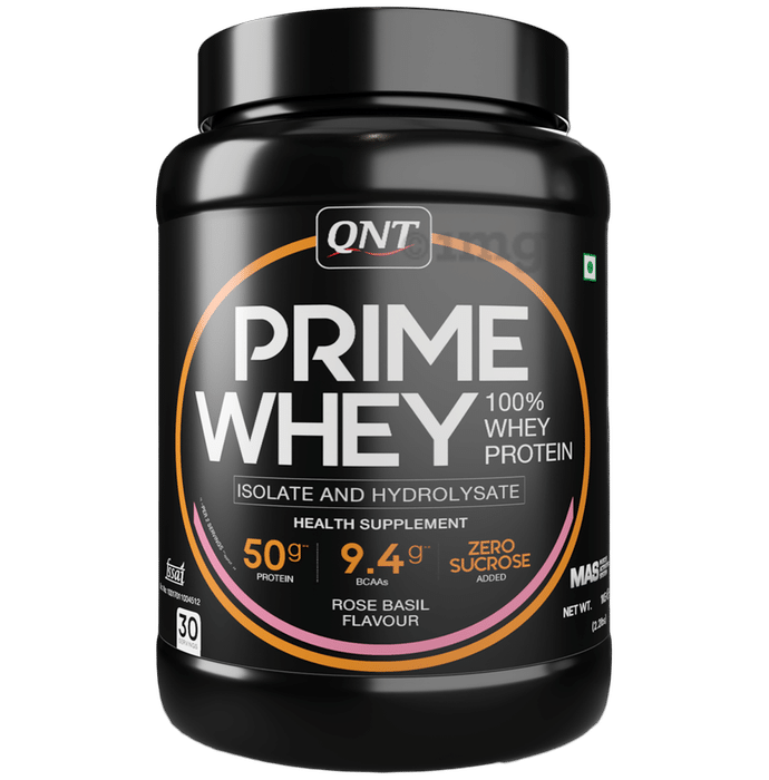QNT Prime Whey Isolate & Hydrolysate Powder Rose Basil