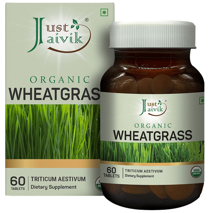 Just Jaivik Organic Wheatgrass Tablet