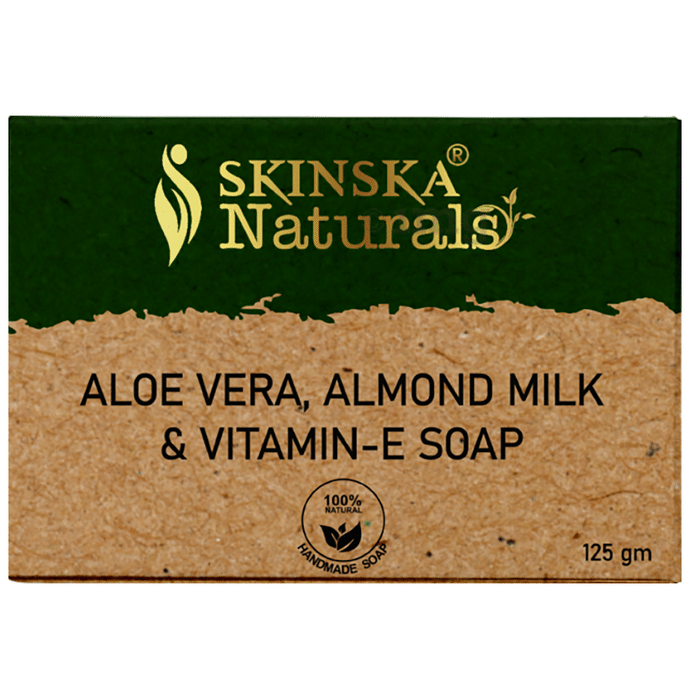 Skinska Naturals Soap Aloe Vera, Almond Milk & Vitamin-E