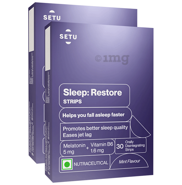 Setu Sleep: Restore Orally-Dissolving Strips (30 Each)
