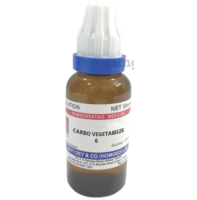 Sett Dey Carbo Vegetabilis Dilution 6