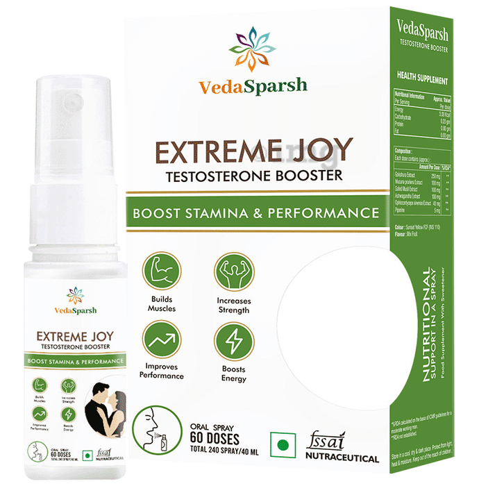 VedaSparsh Extreme Joy Testosterone Booster Oral Spray