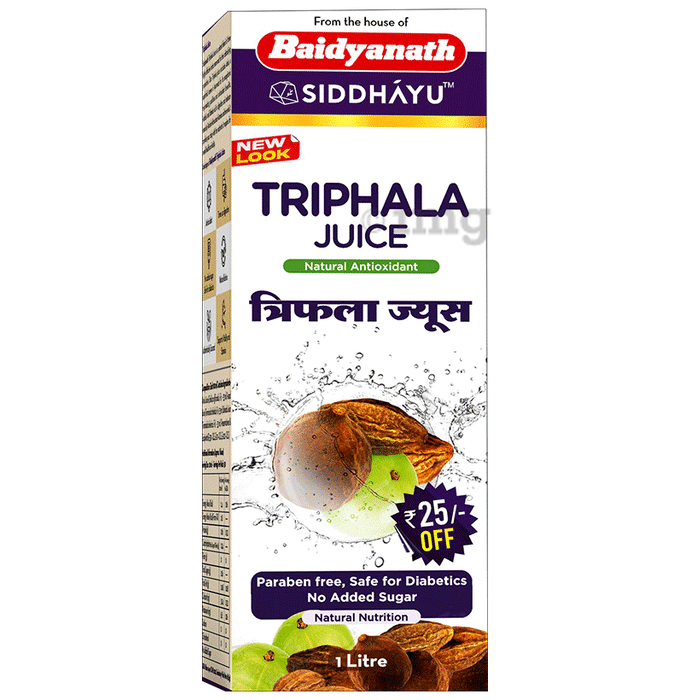 Baidyanath (Nagpur) Triphala Juice | Eases Constipation | For Digestive & Gut Health