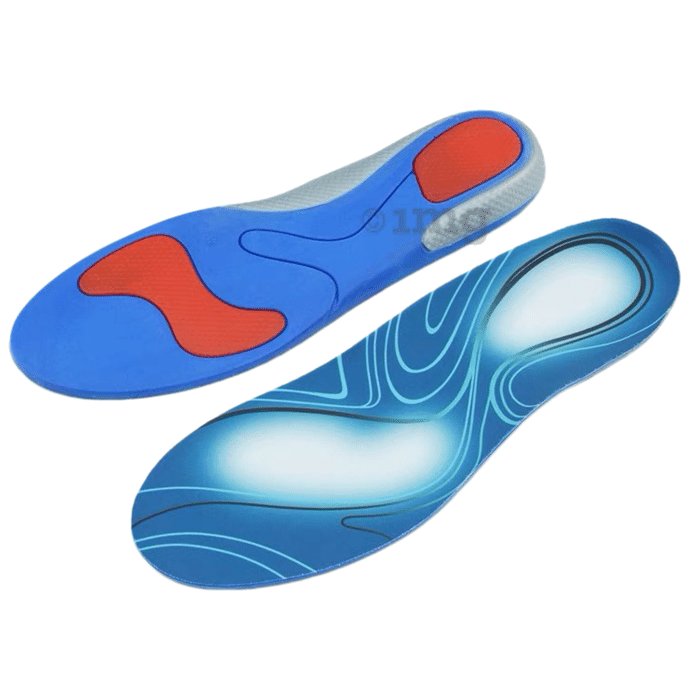 EcommerceHub Orthotics Silicon Gel Foot Insoles 42