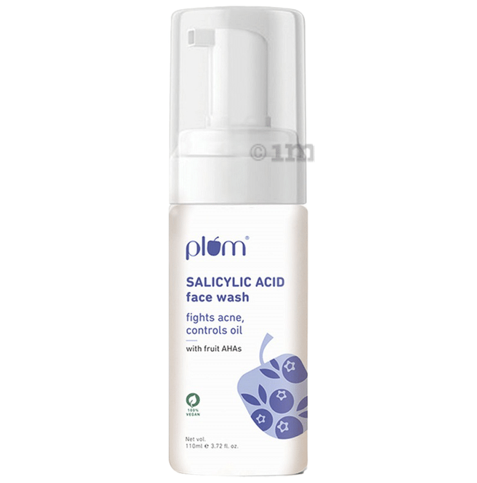 Plum Salicylic Acid Face Wash | Fights Acne & Controls Oil