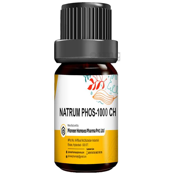 Pioneer Pharma Natrum Phos Globules Pellet Multidose Pills 1000 CH