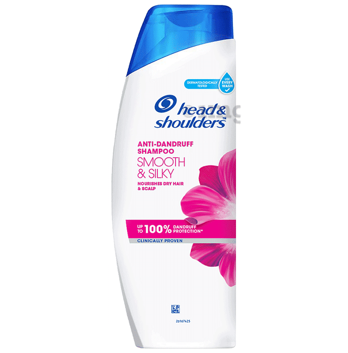 Head & Shoulders Smooth & Silky Anti-Dandruff Shampoo | For Hair Care