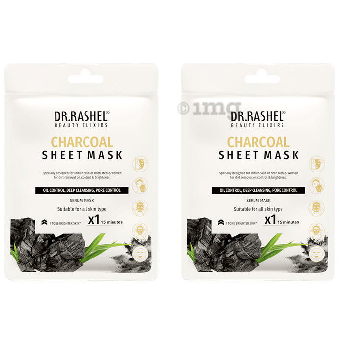 Dr. Rashel Charcoal Sheet Mask(20gm Each )