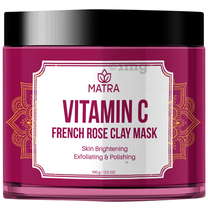 Matra French Rose Clay with Face Mask Brush Free Face Mask