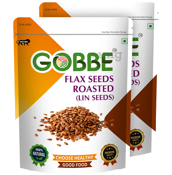 Gobbe Flax Lin Seeds Roasted (200gm Each)