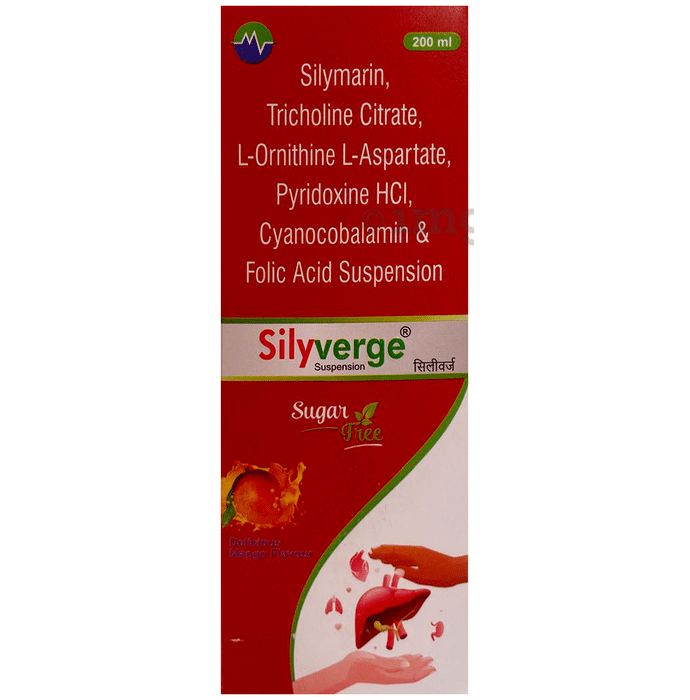 Siliverge Delicious Mango Sugar Free Oral Suspension