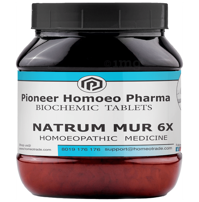 Pioneer Pharma Natrum Mur 6X Biochemic Tablet