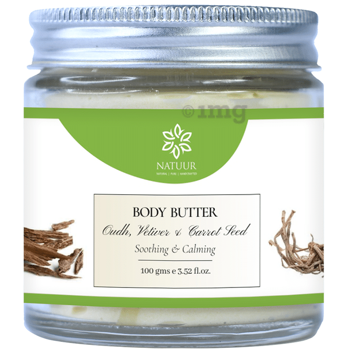 Natuur Body Butter Lotion Oudh,Vetiver,Patchouli