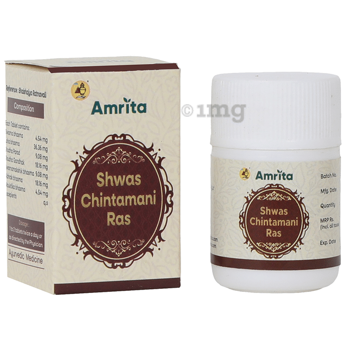 Amrita Shwas Chintamani Ras Tablet