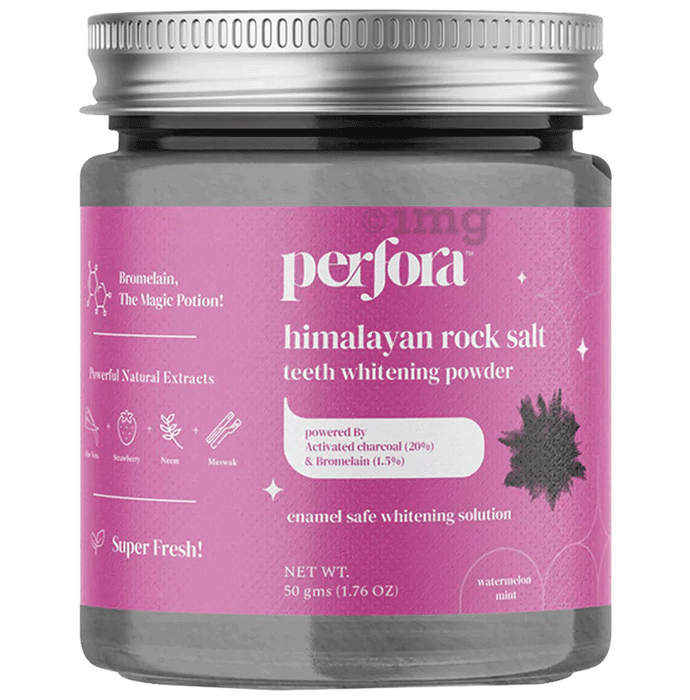 Perfora Himalayan Rock Salt Teeth Whitening Powder Watermelon Mint