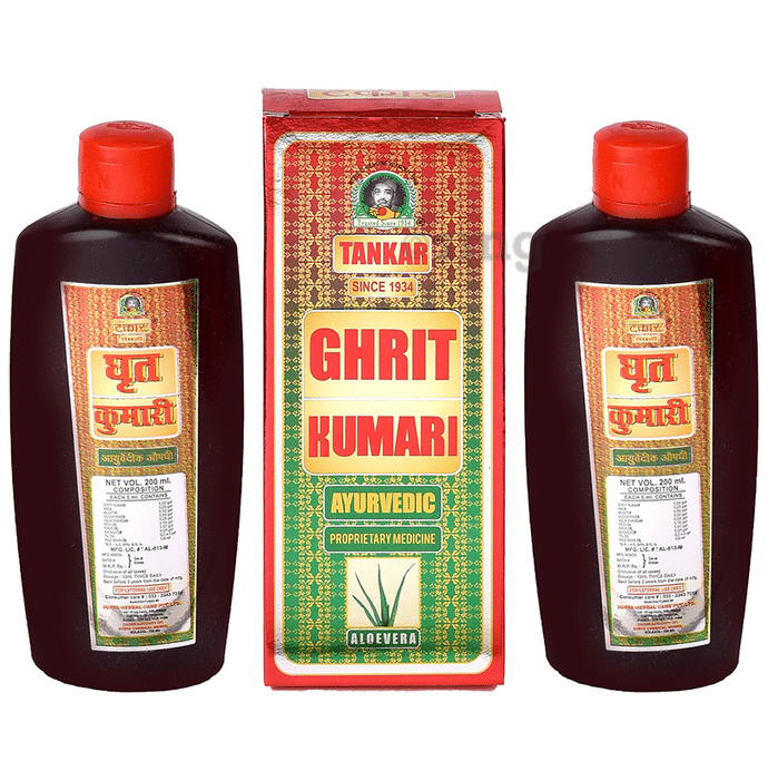 Tankar Ghrit Kumari Alovera Oil (200ml Each)