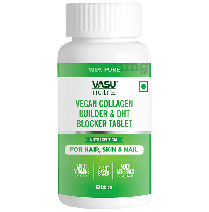 Vasu Nutra Vegan Collagen Builder & DHT Blocker Tablet
