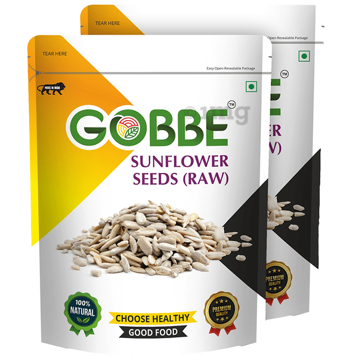 Gobbe Sunflower Raw Seeds (200gm Each)