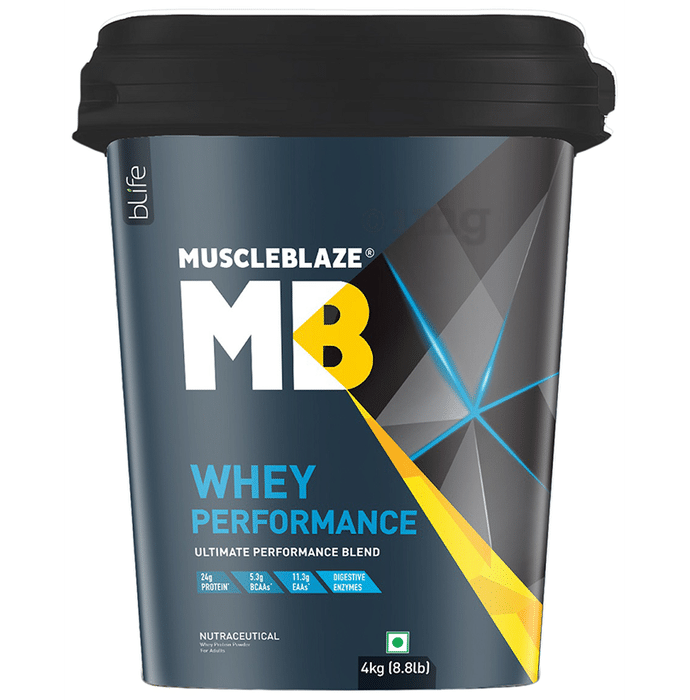 MuscleBlaze Chocolate Flavour | Whey Performance Blend for Lean Muscles, Endurance & Strength