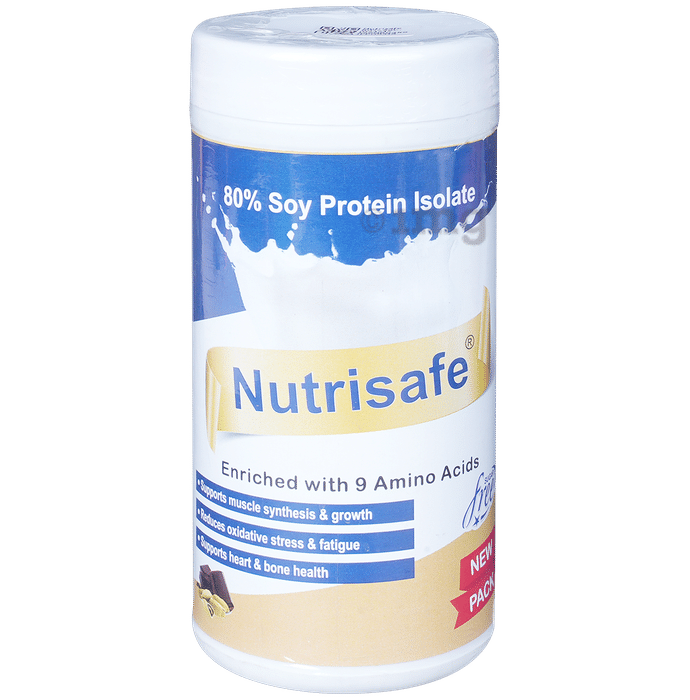 Nutrisafe 80% Soy Protein Isolate Powder Chocolate