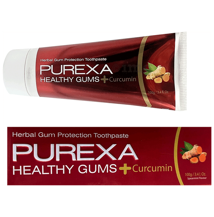 Purexa Healthy Gums+ Curcumin Toothpaste (100gm Each)