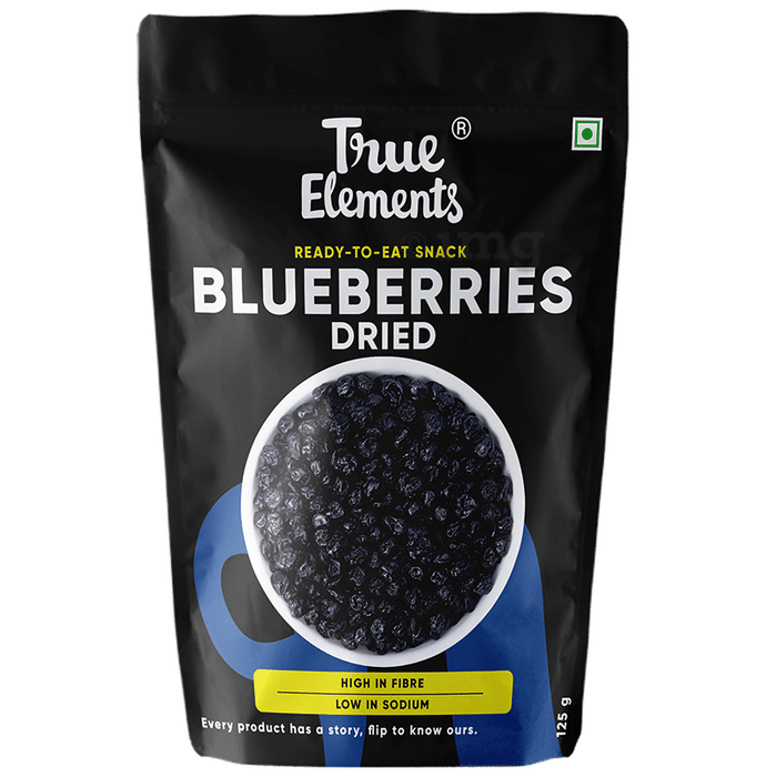 True Elements Dried Blueberries for Healthy Heart and Antioxidant Support