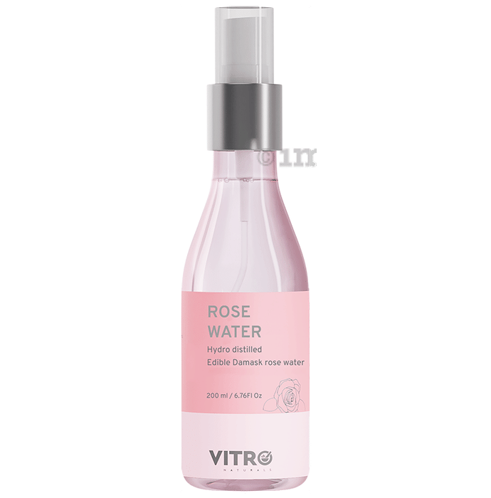 Vitro Naturals Vitro Rose Water Spray | Pure Gulab Jal | No Additives or Preservatives | Natural Face Toner