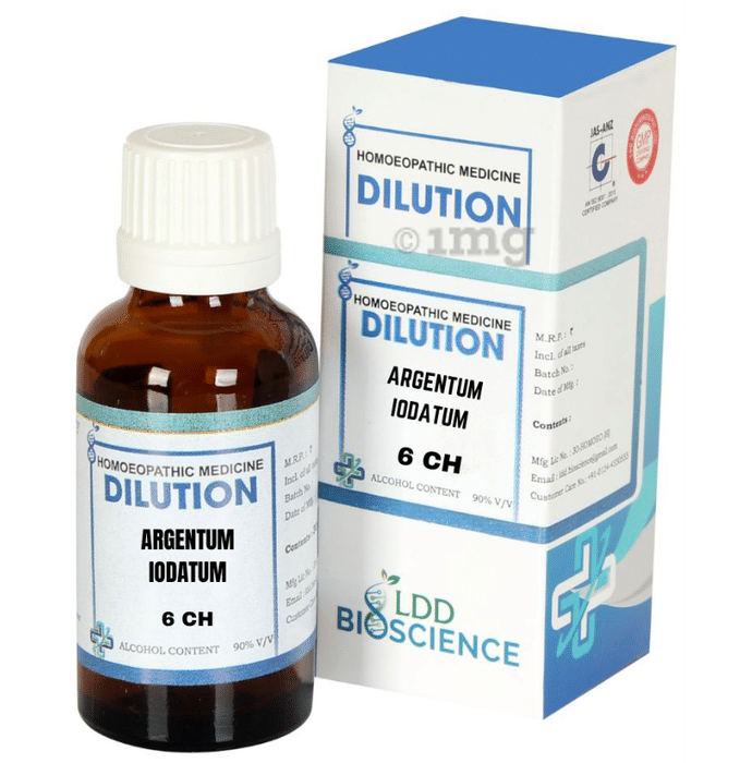 LDD Bioscience Argentum Iodatum Dilution 6 CH