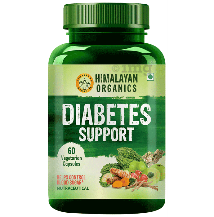 Himalayan Organics Diabetes Support  Vegetarain Capsule
