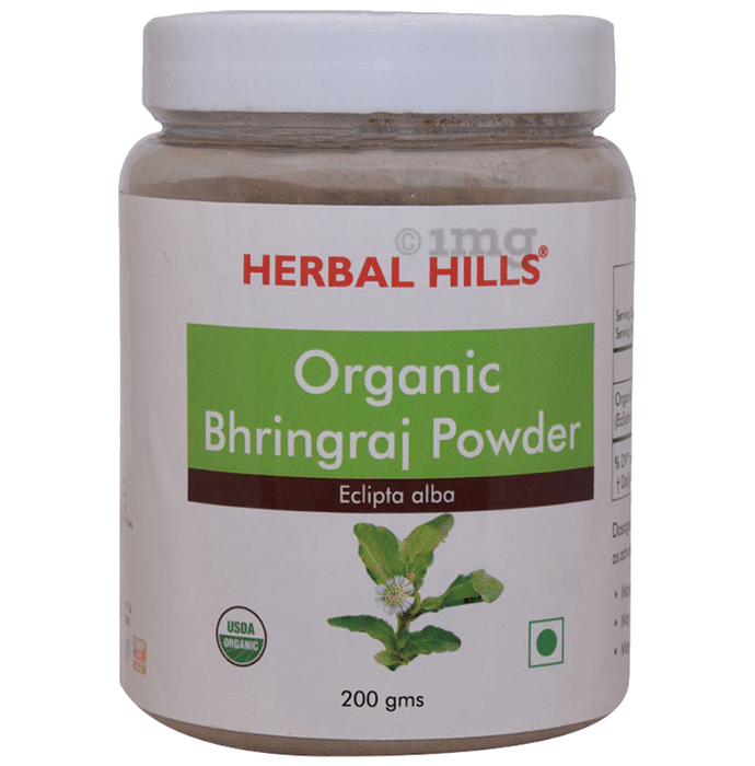Herbal Hills Organic Bhringraj Eclipta Alba Powder