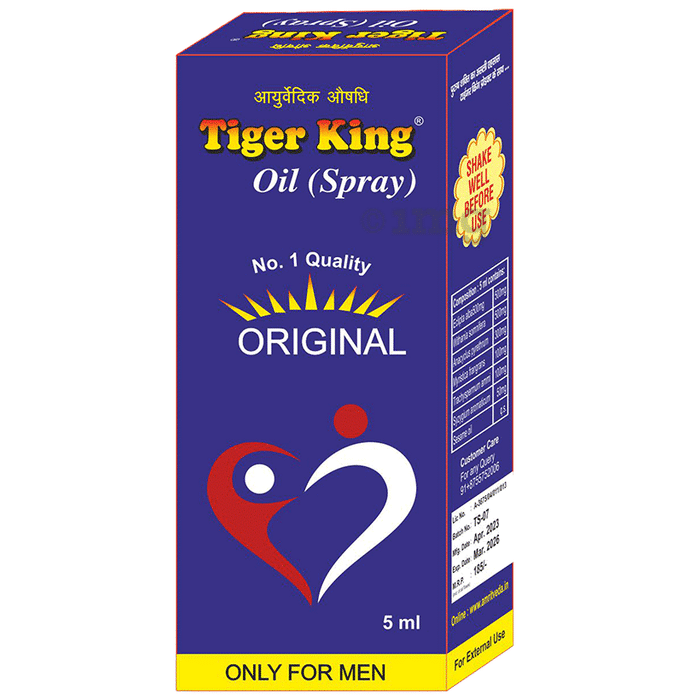 Naman India Tiger King Oil (Spray) Original
