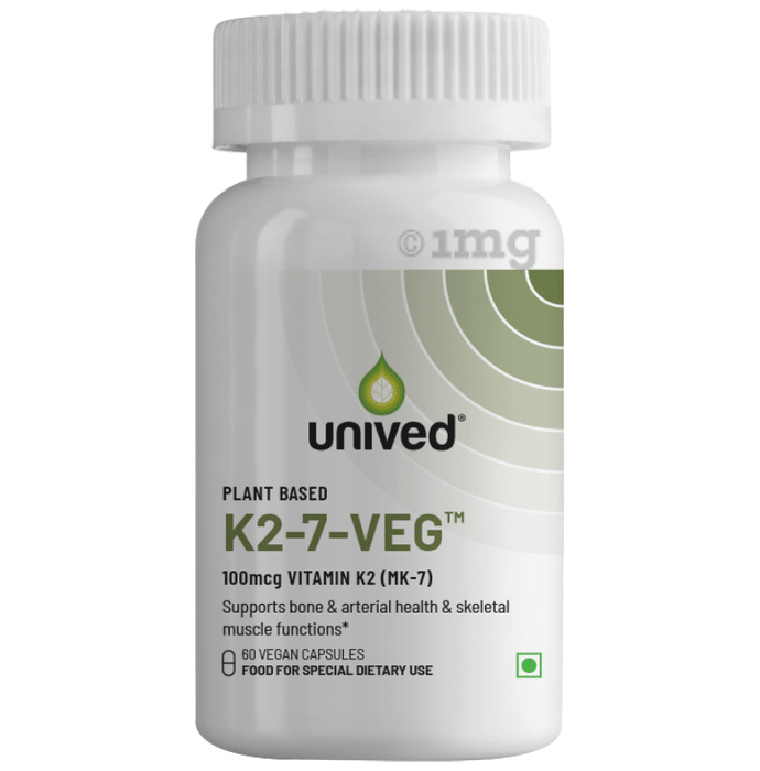 Unived K2-7-Veg with Organic Spirulina Vegan Capsule