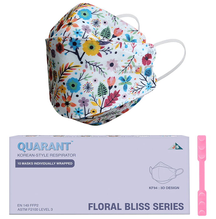 Quarant KF94 Floral Bliss Series Korean Style Respirator Mask Autumn Meadow