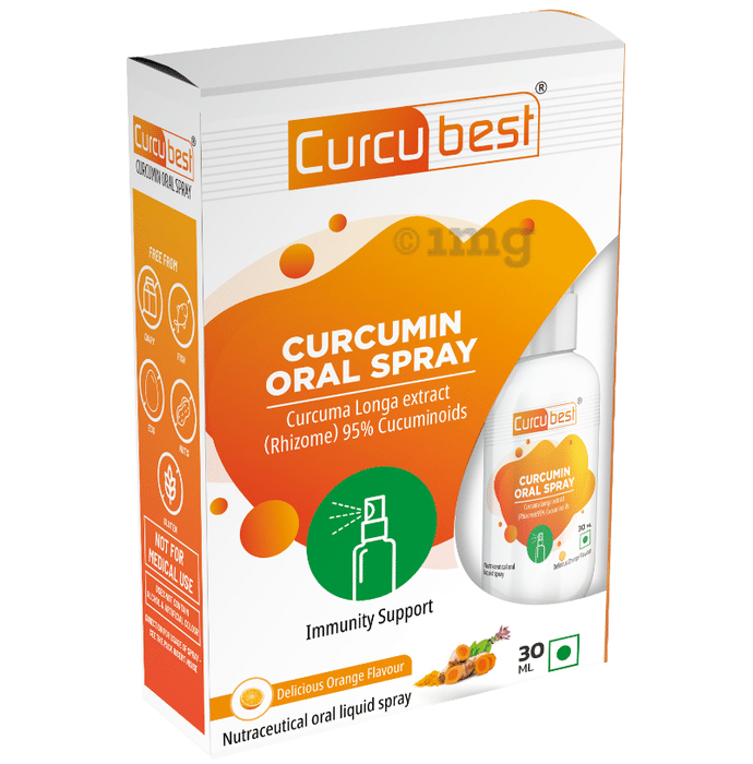 Curcubest Curcumin Oral Spray Delicious Orange