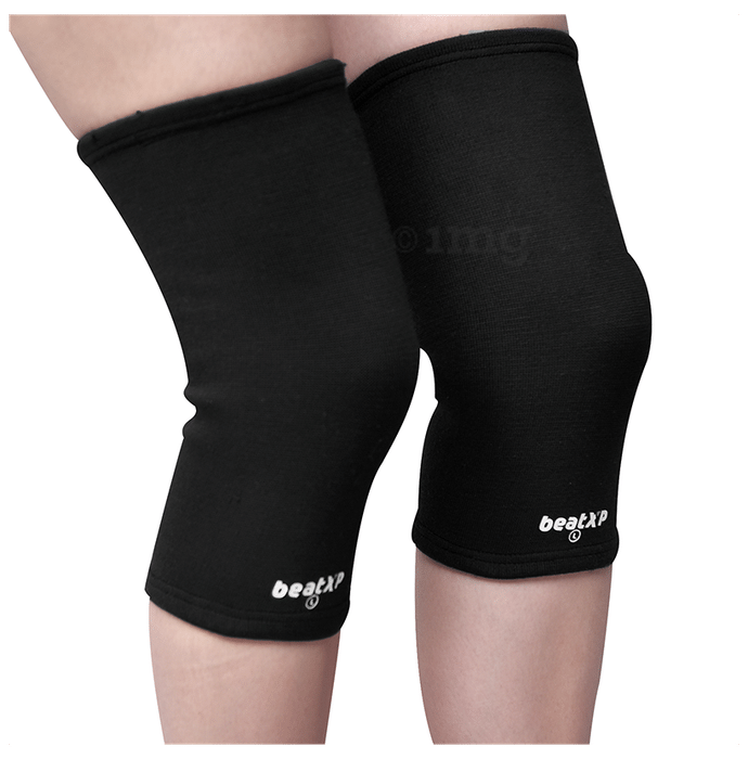 beatXP Knee Cap 4 Way Stretching Large Black