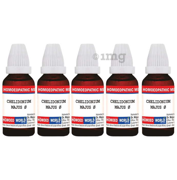 Dr. Majumder Homeo World Chelidonium Majus Mother Tincture (30ml Each) Q