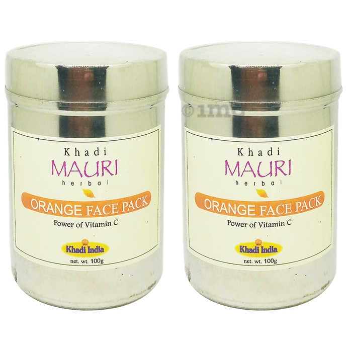 Khadi Mauri Herbal Orange (100gm Each)