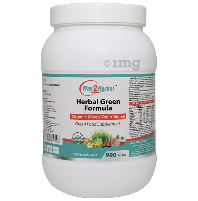 Way2Herbal Herbal Green Formula Tablet