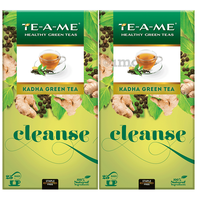 TE-A-ME Cleanse Kadha Green Tea Bag (25 Each)