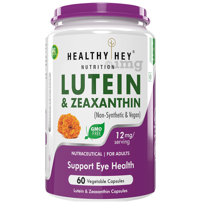 HealthyHey Nutrition Lutein & Zeaxanthin Vegetable Capsule