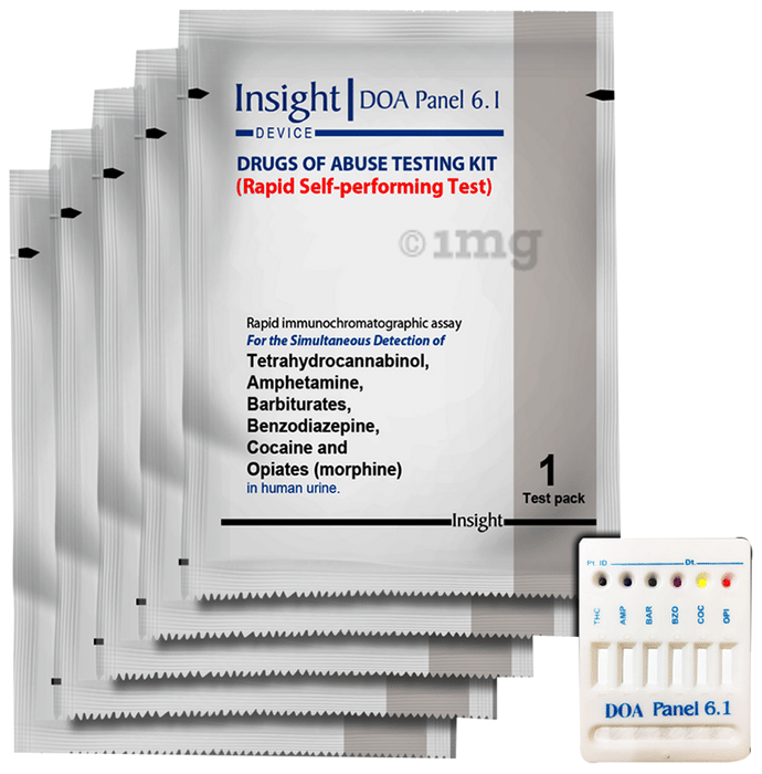 Insight DOA 6 Panel Urine Drug Test Kit