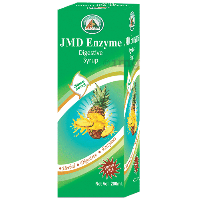 Jmd Enzyme Digestive Syrup Sugar Free