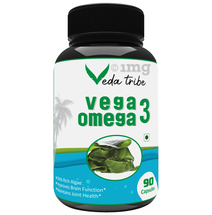 Veda Tribe Vega Omega 3 Veggie Capsule