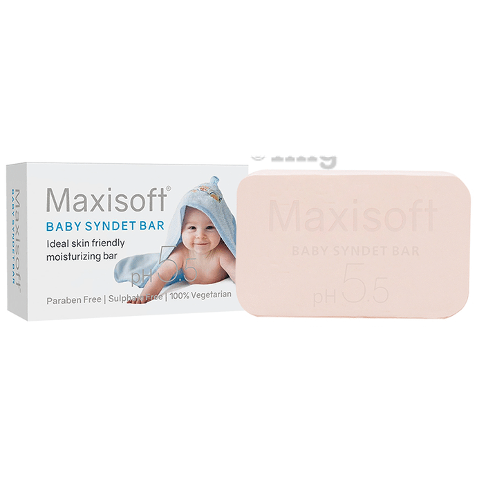 Maxisoft Baby Syndet Bar (75gm Each)