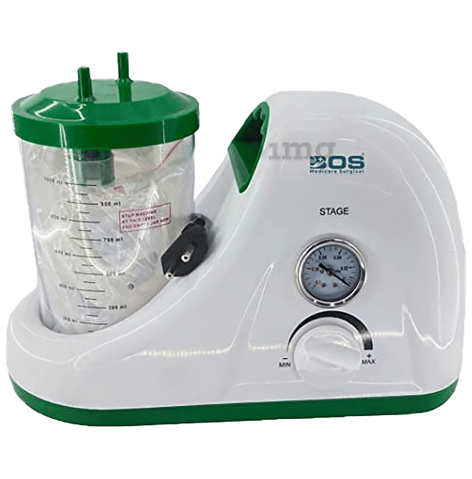 Bos Medicare Surgical Portable Phlegm Suction Unit (1000 ml)